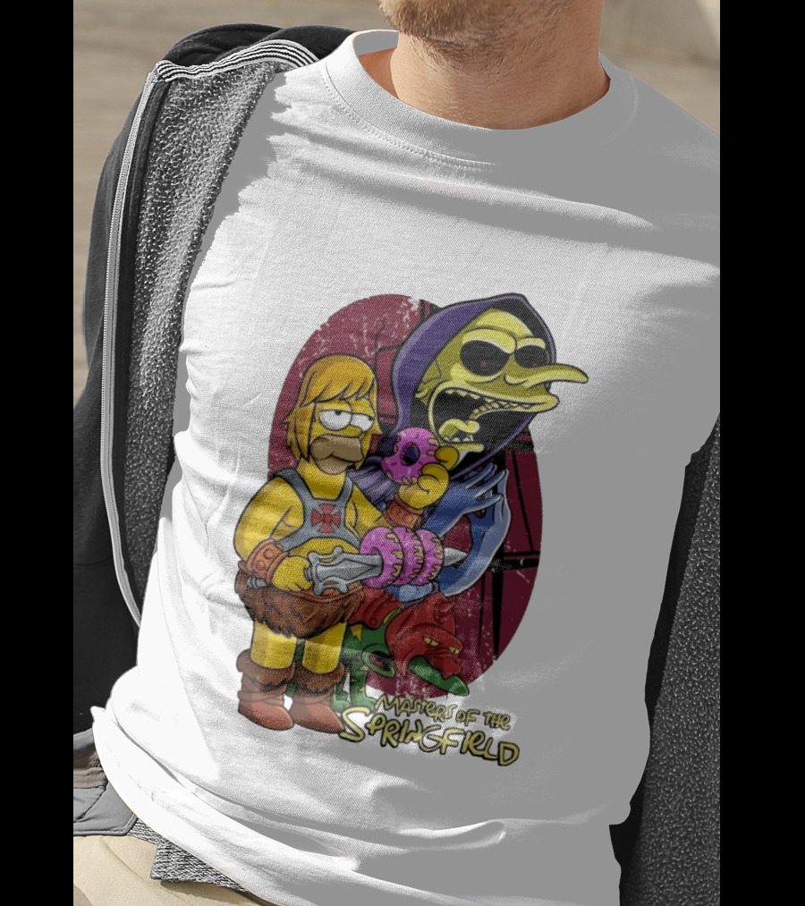Masters Of The Springfield Homer Simps Skeletor Mashup T-Shirt