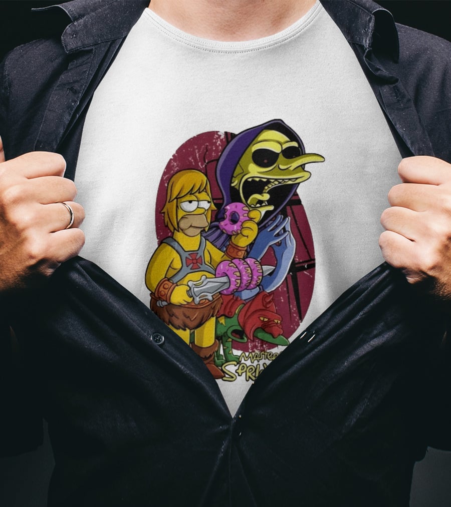 Masters Of The Springfield Homer Simps Skeletor Mashup T-Shirt