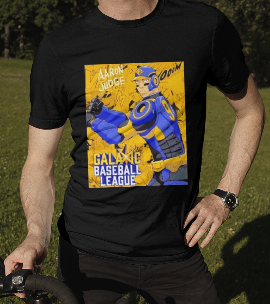 Aaron Judge Galactic Baseball League No 9 Comic T-Shirt
