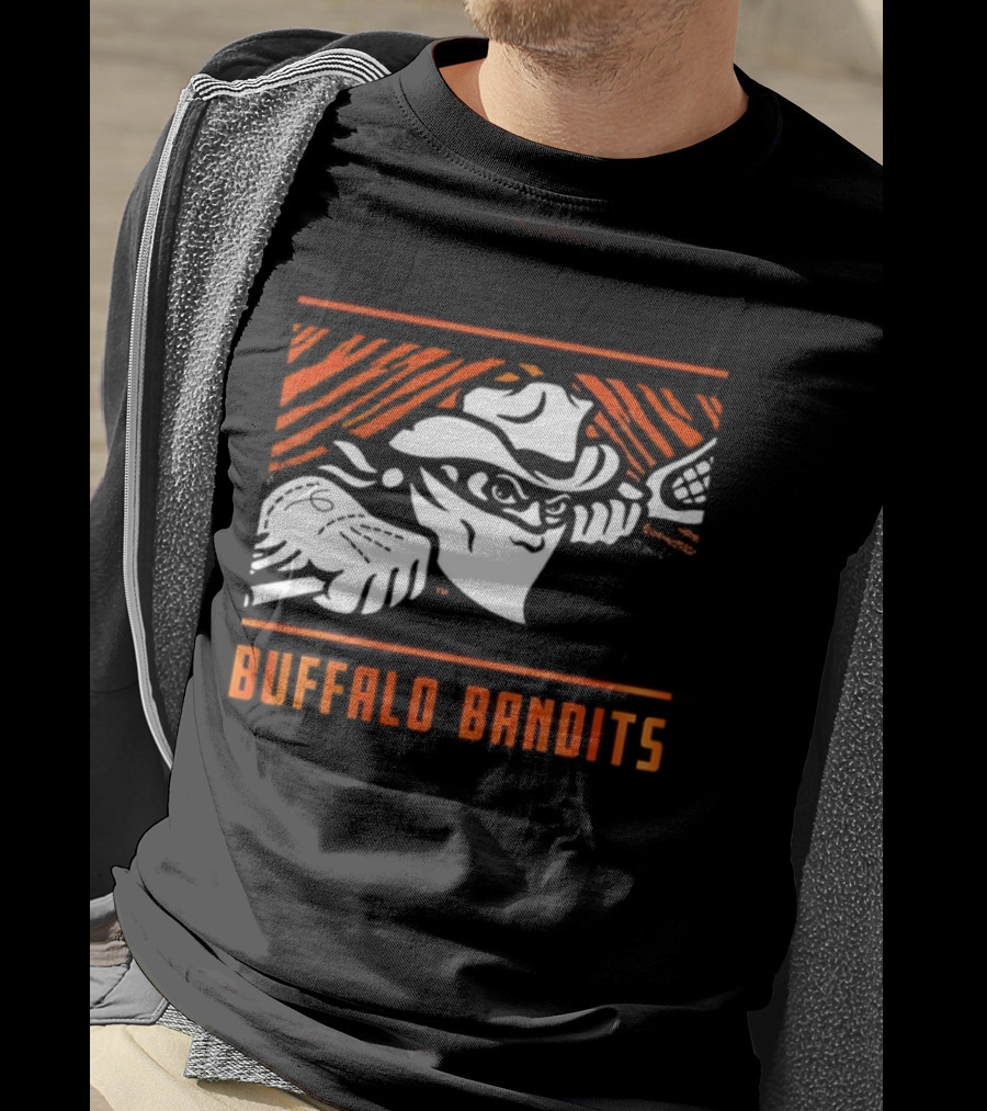 Buffalo Bandits Lacrosse NLL Banditland Cowboy T-Shirt