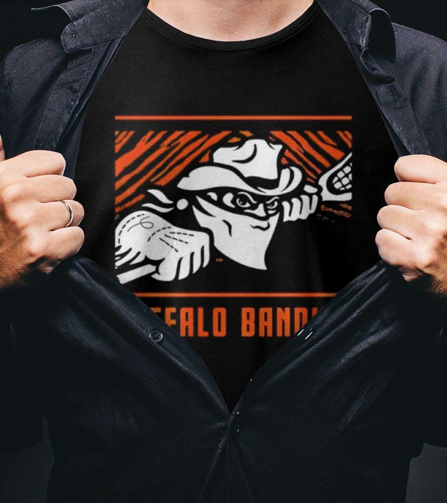 Buffalo Bandits Lacrosse NLL Banditland Cowboy T-Shirt