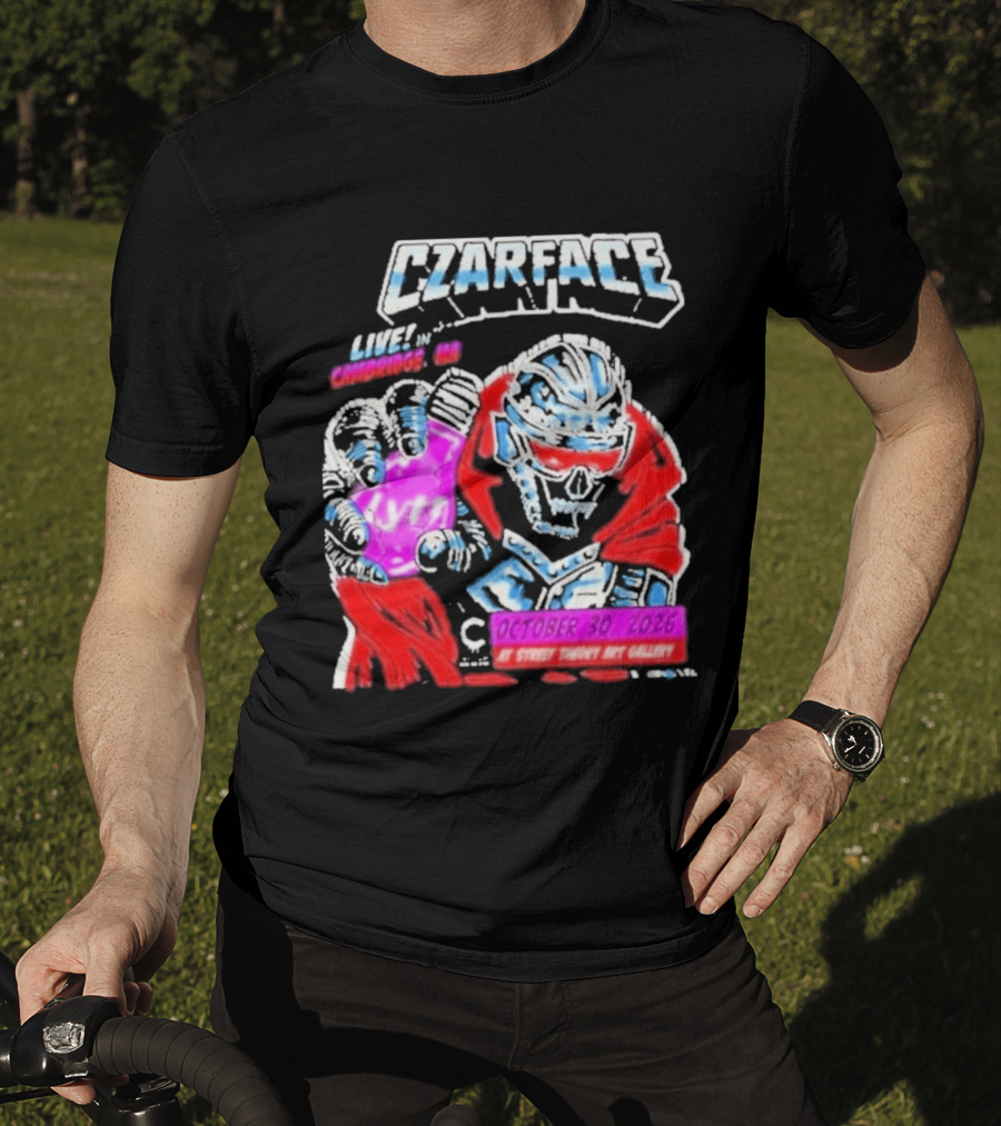 Czarface Live In Cambridge MA October 30 2026 Street Theory Art Gallery T-Shirt