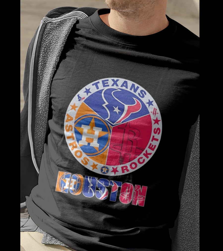 Houston Texans Astros And Rockets Team T-Shirt