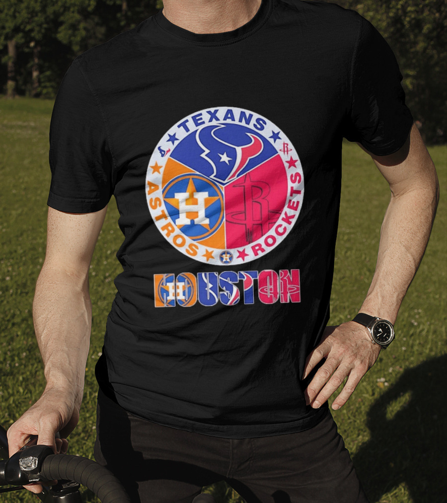 Houston Texans Astros And Rockets Team T-Shirt