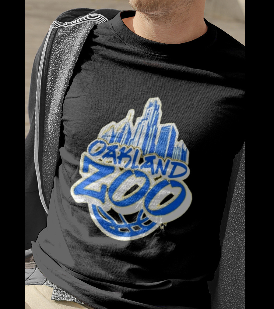Oakland Zoo Pittsburgh Basketball Est 2001 City Skyline T-Shirt