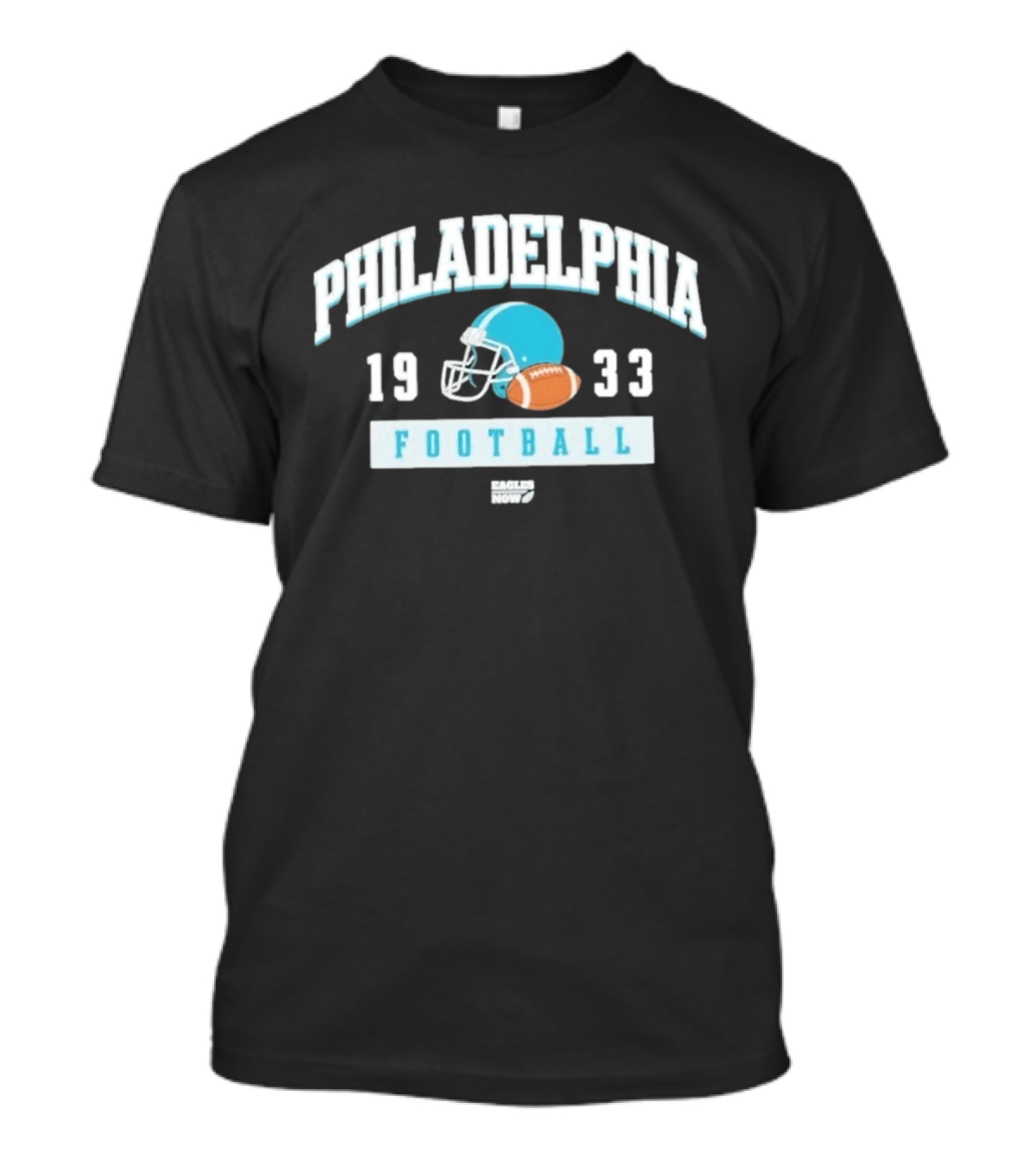 Philadelphia Eagles 1933 Football Helmet Vintage Philadelphia Football T-Shirt