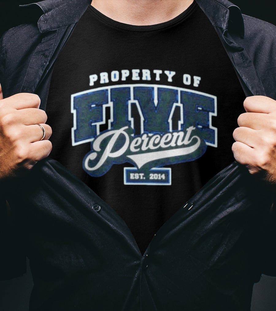 Property Of Five Percent Est 2014 Fitness T-Shirt