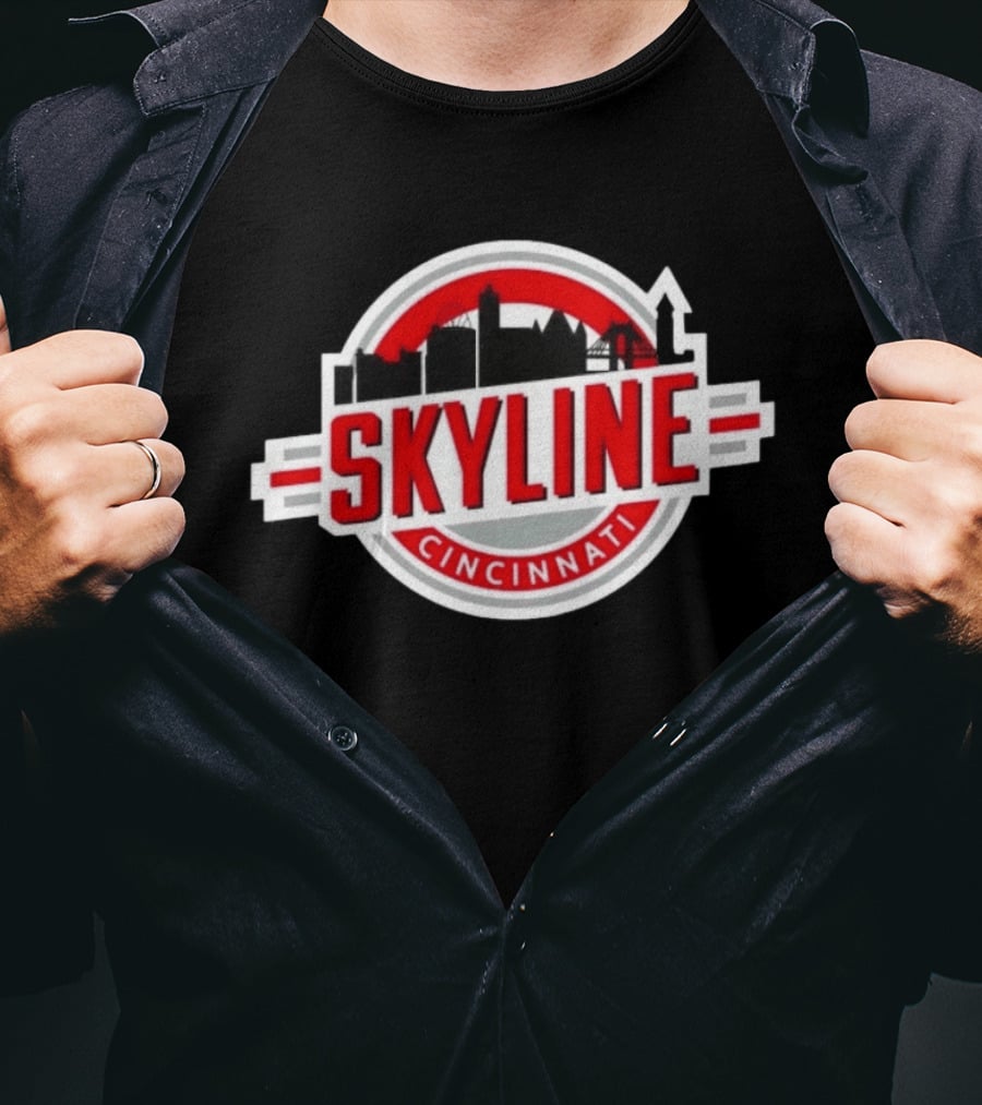 Cincinnati Skyline Cityscape Ohio T-Shirt