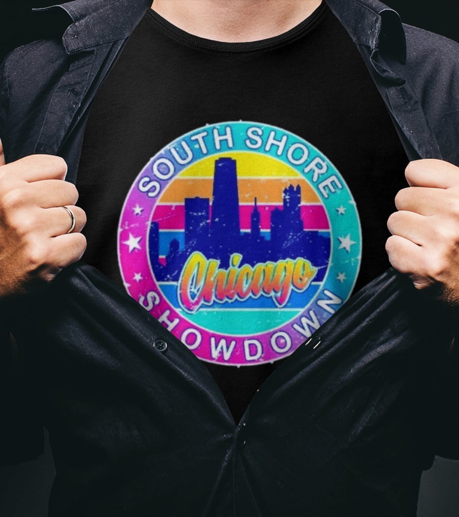 South Shore Showdown Chicago Skyline T-Shirt