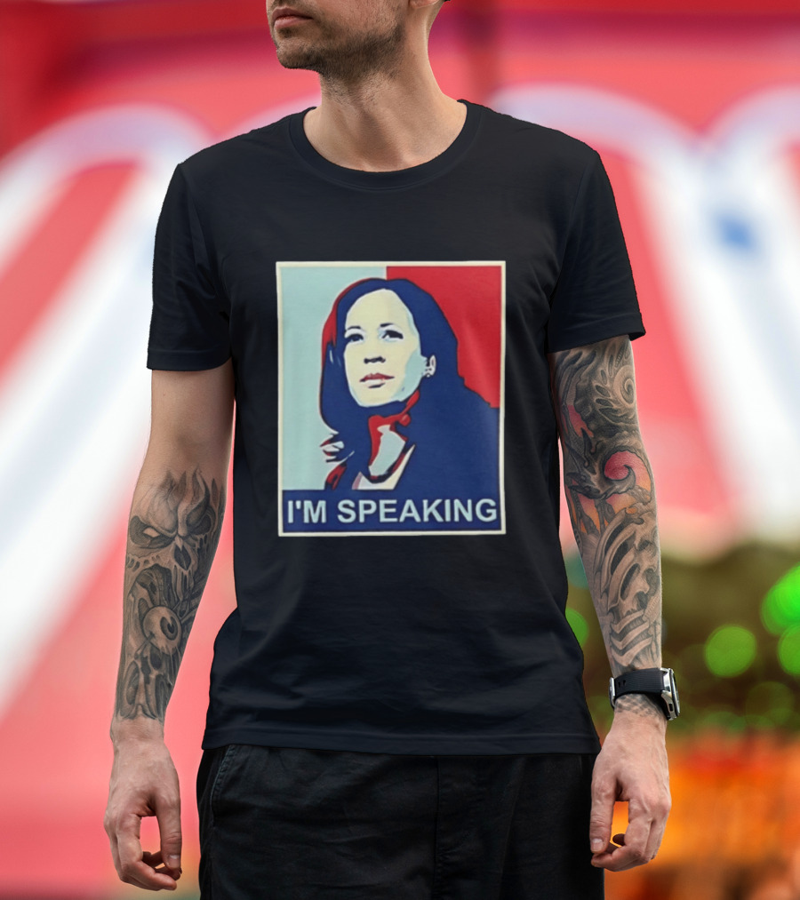 Kamala Harris I'm Speaking Retro Pop T-Shirt