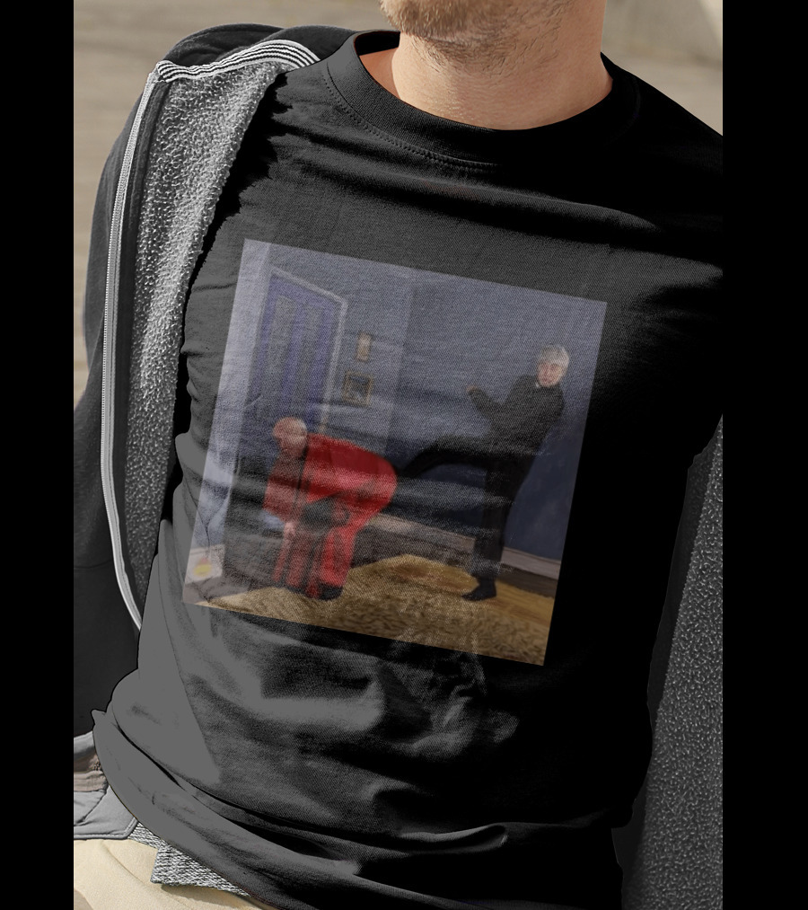 Surrealist Painting Absurdist Humor Bizarre Room Scene T-Shirt