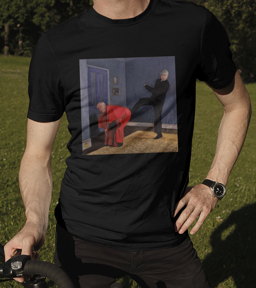 Surrealist Painting Absurdist Humor Bizarre Room Scene T-Shirt