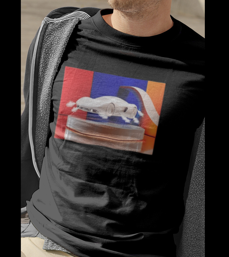 Tesla Roadster Flying Car Concept Futuristic Design With Dynamic T-Shirt