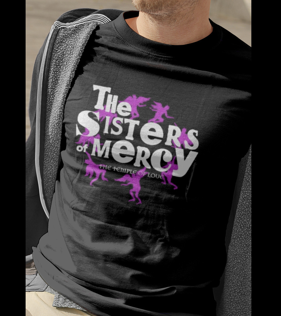 The Sisters Of Mercy The Temple Of Love Purple Angels T-Shirt