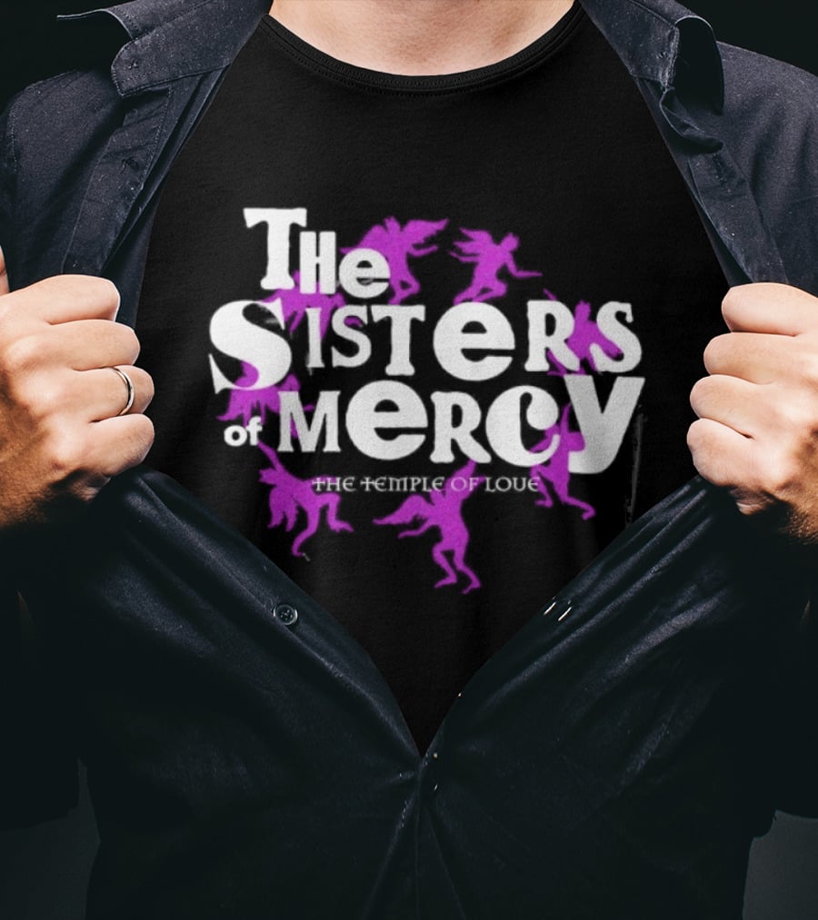 The Sisters Of Mercy The Temple Of Love Purple Angels T-Shirt