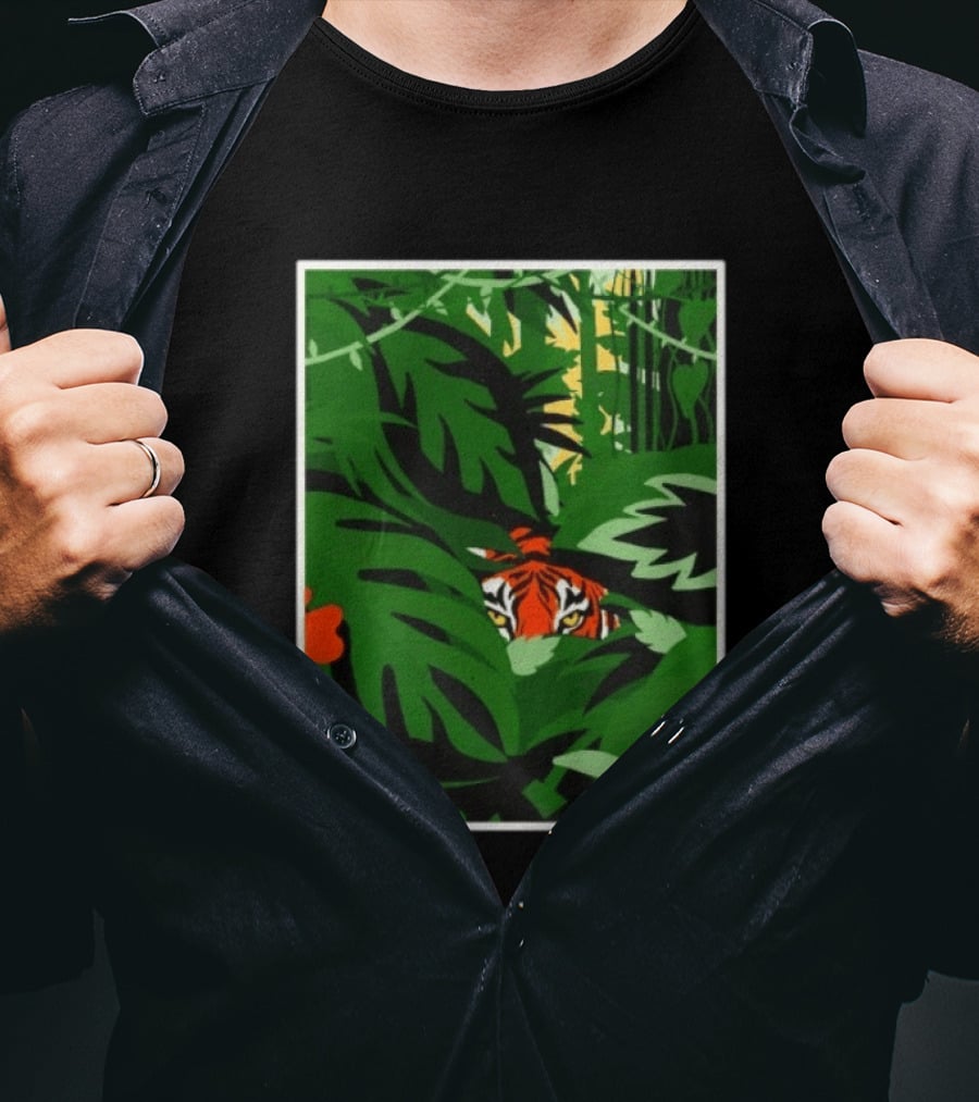 Tiger Bye Week Jungle Football Wildlife Adventure T-Shirt