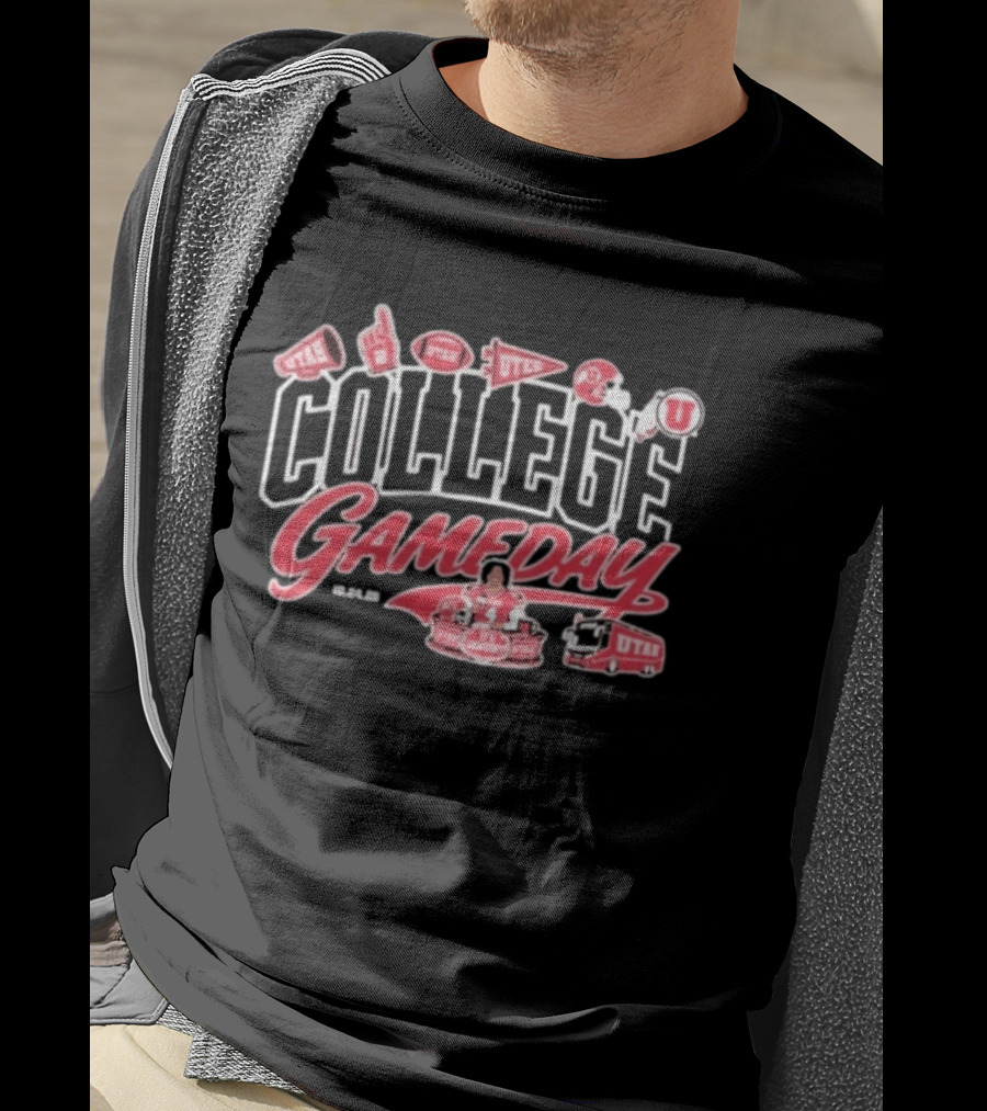 Utah Utes College Gameday 102426 It's Gameday Player No 4 Football Celebration T-Shirt