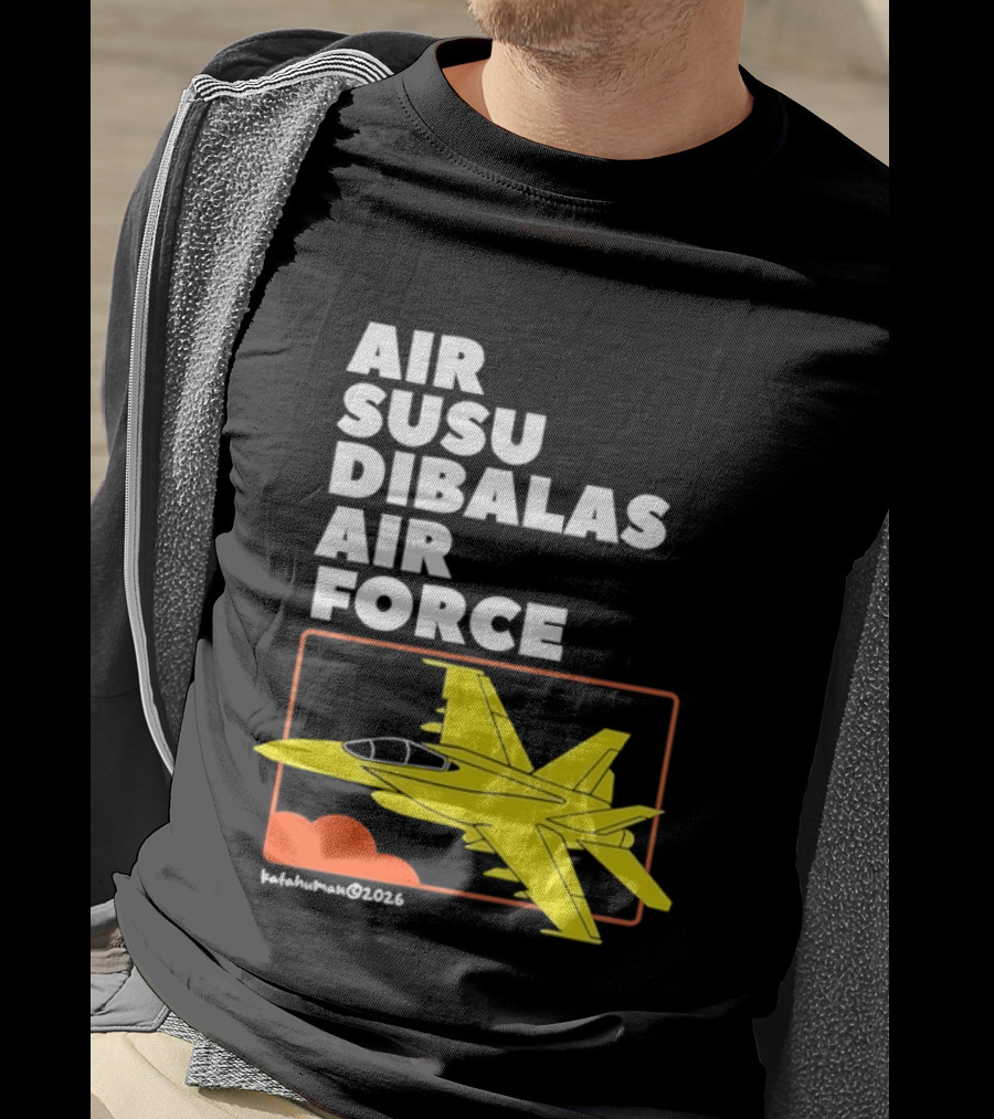 Air Susu Dibalas Air Force Fighter Jet Indonesian Pun T-Shirt
