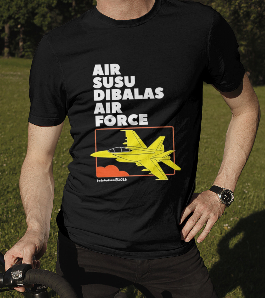 Air Susu Dibalas Air Force Fighter Jet Indonesian Pun T-Shirt
