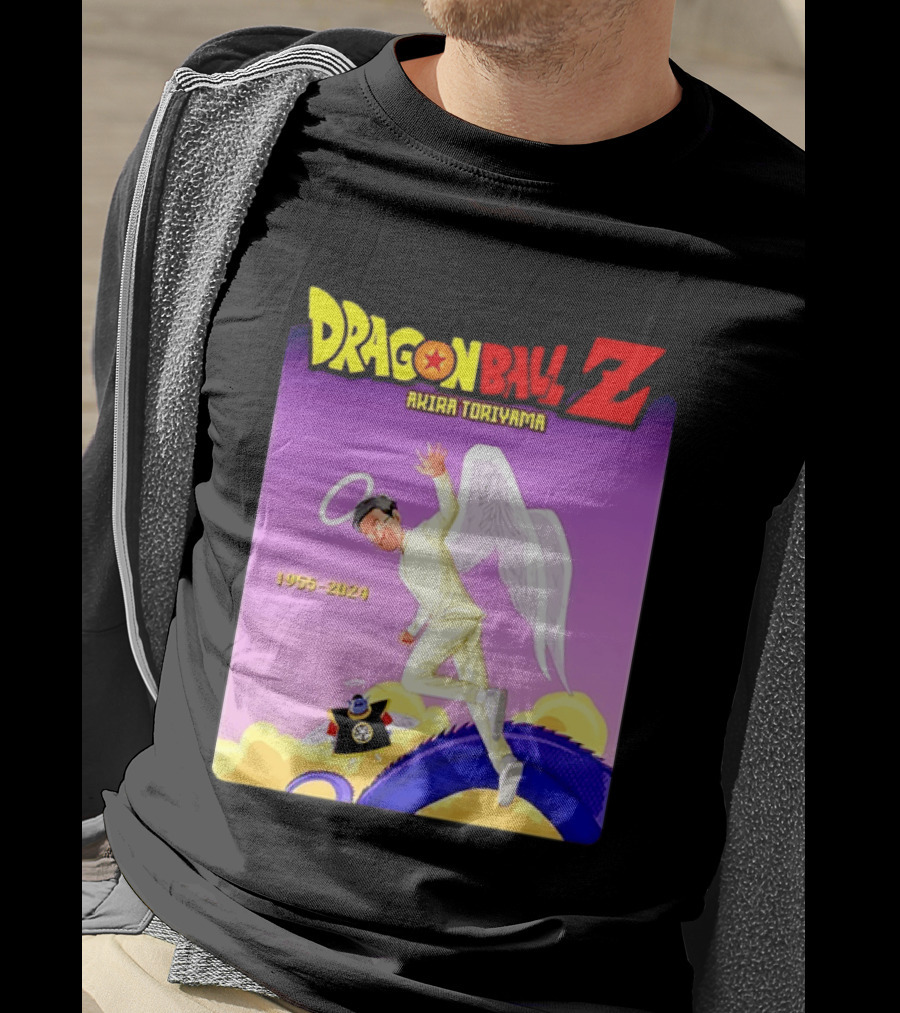 Dragon Ball Z Akira Toriyama 1955 2024 Angel T-Shirt