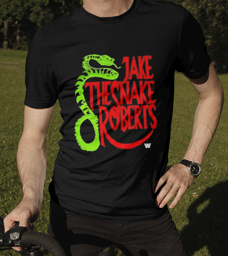 Jake The Snake Roberts WWE Retro 80s Neon T-Shirt