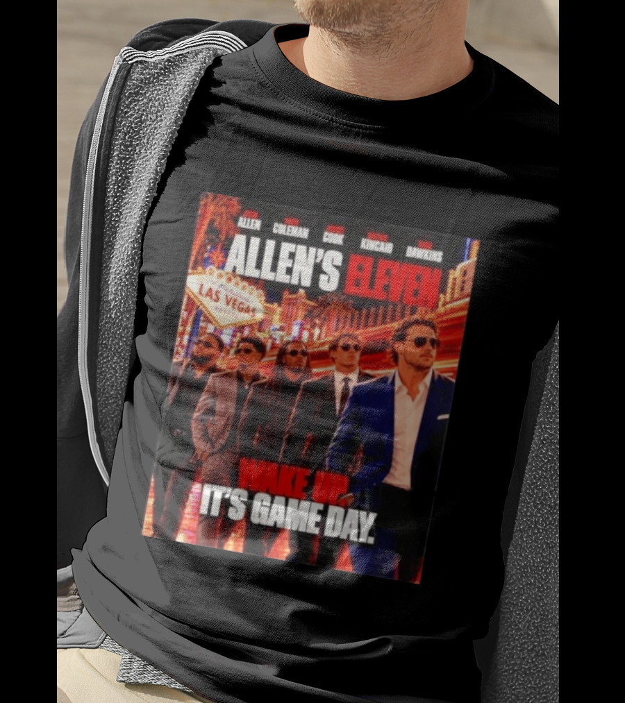 Allen's Eleven Wake Up It's Game Day Las Vegas T-Shirt
