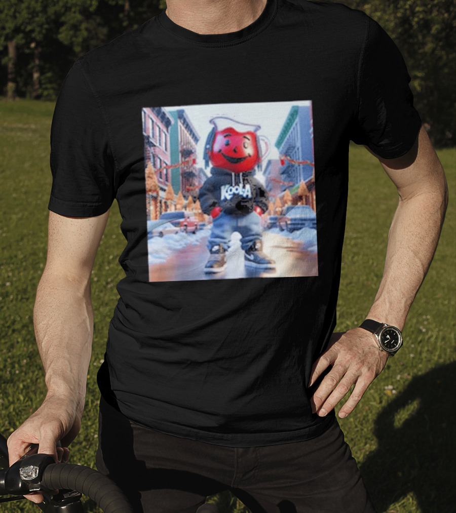 Oh Yeah Kool Aid Man Winter Street Scene T-Shirt