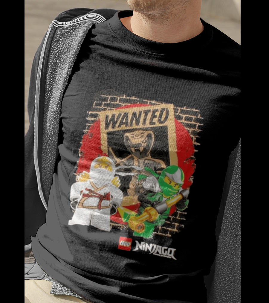 LEGO Ninjago Wanted Duo Youth Character Battle Scene T-Shirt