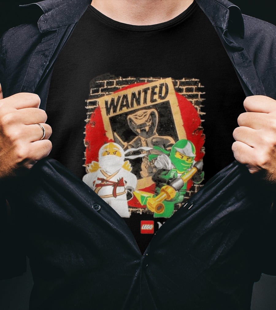LEGO Ninjago Wanted Duo Youth Character Battle Scene T-Shirt