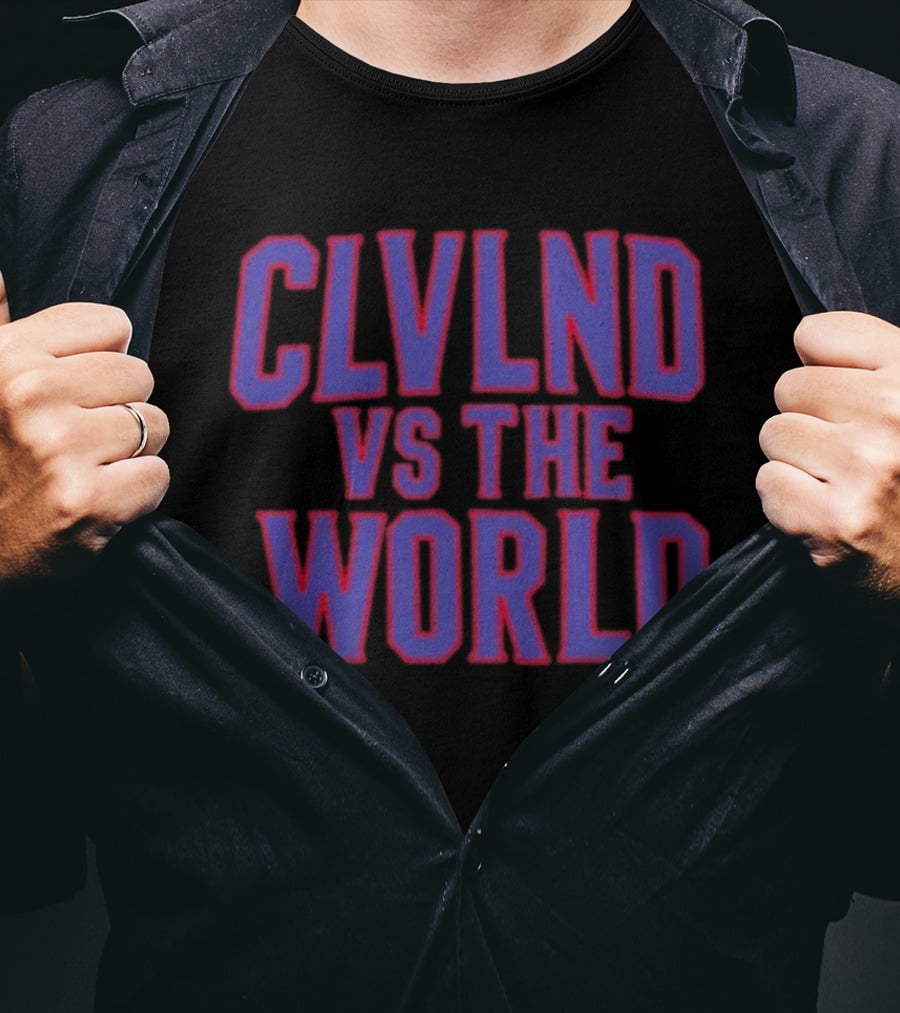 Cleveland Guardians CLVLND Vs The World T-Shirt