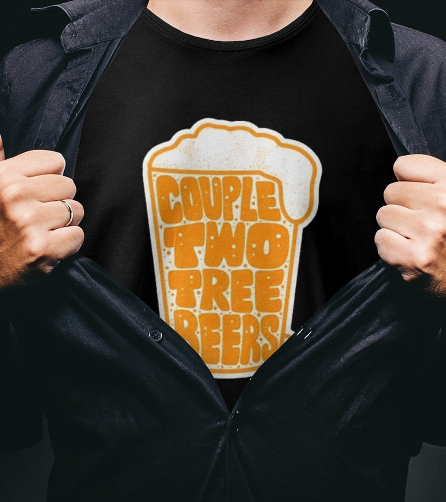 Couple Two Tree Beers Beer Drinking T-Shirt