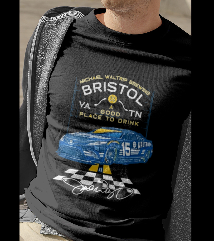 Michael Waltrip Brewing Bristol Virginia Tennessee Racing T-Shirt
