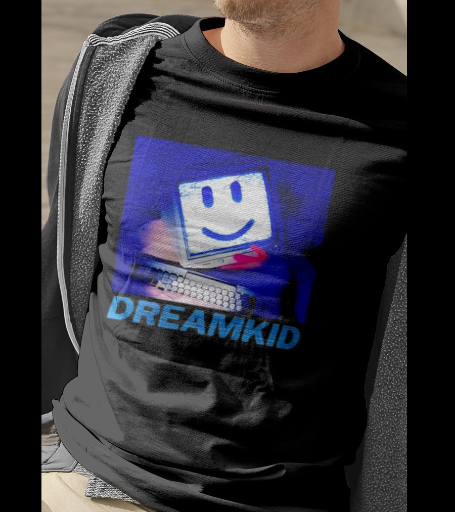 Dreamkid Smiley Face Computer Tech T-Shirt