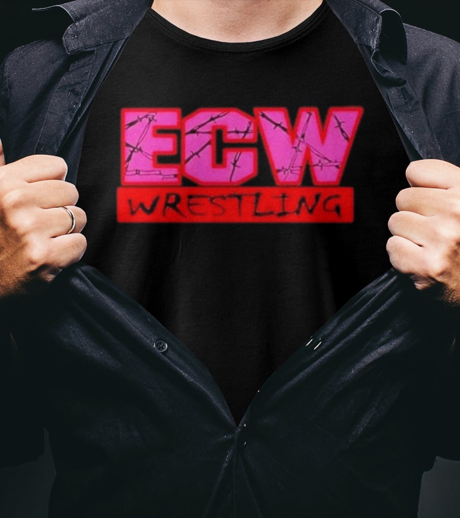 ECW Wrestling Barbed Wire T-Shirt