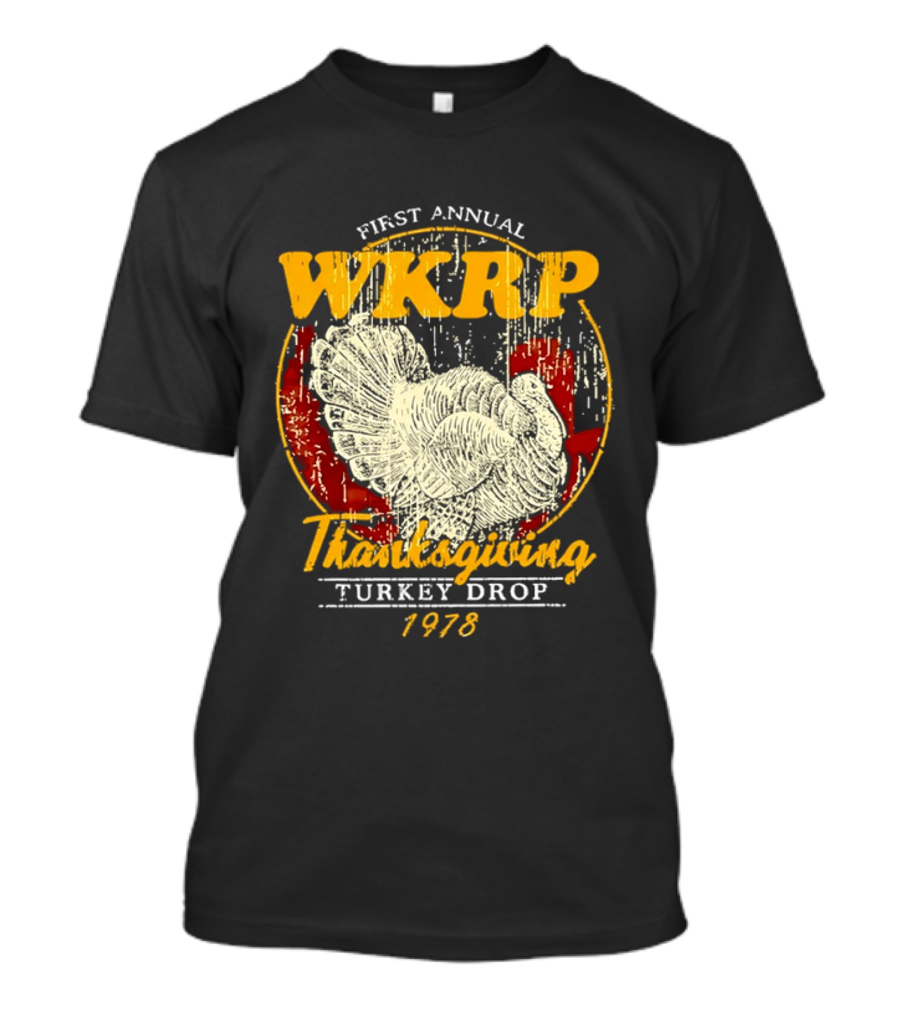 First Annual WKRP Thanksgiving Turkey Drop 1978 T-Shirt