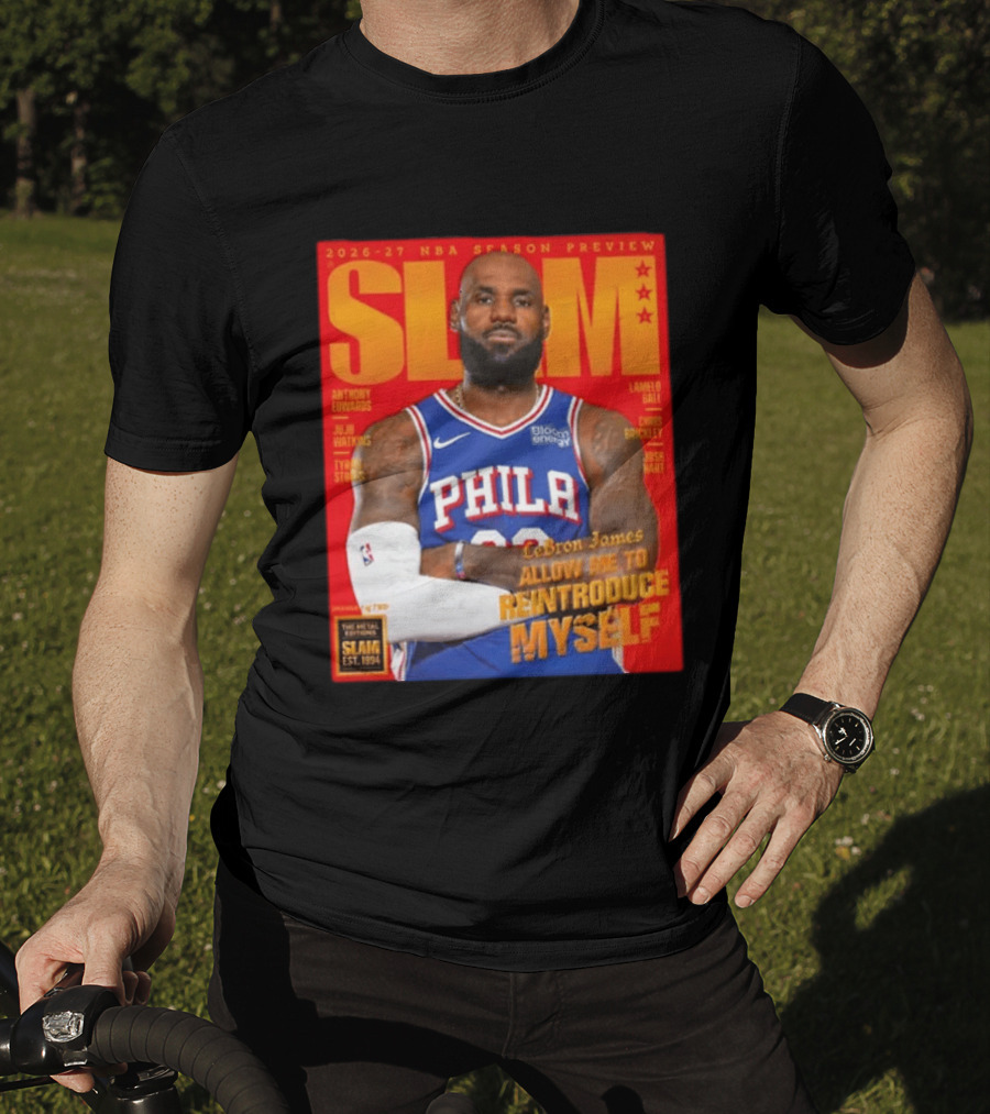 2026 27 NBA Season Preview Anthony Edwards Lamelo Ball Juju Watkins Chris Brickley Tyran Stokes Josh Hart LeBron James SLAM Magazine T-Shirt
