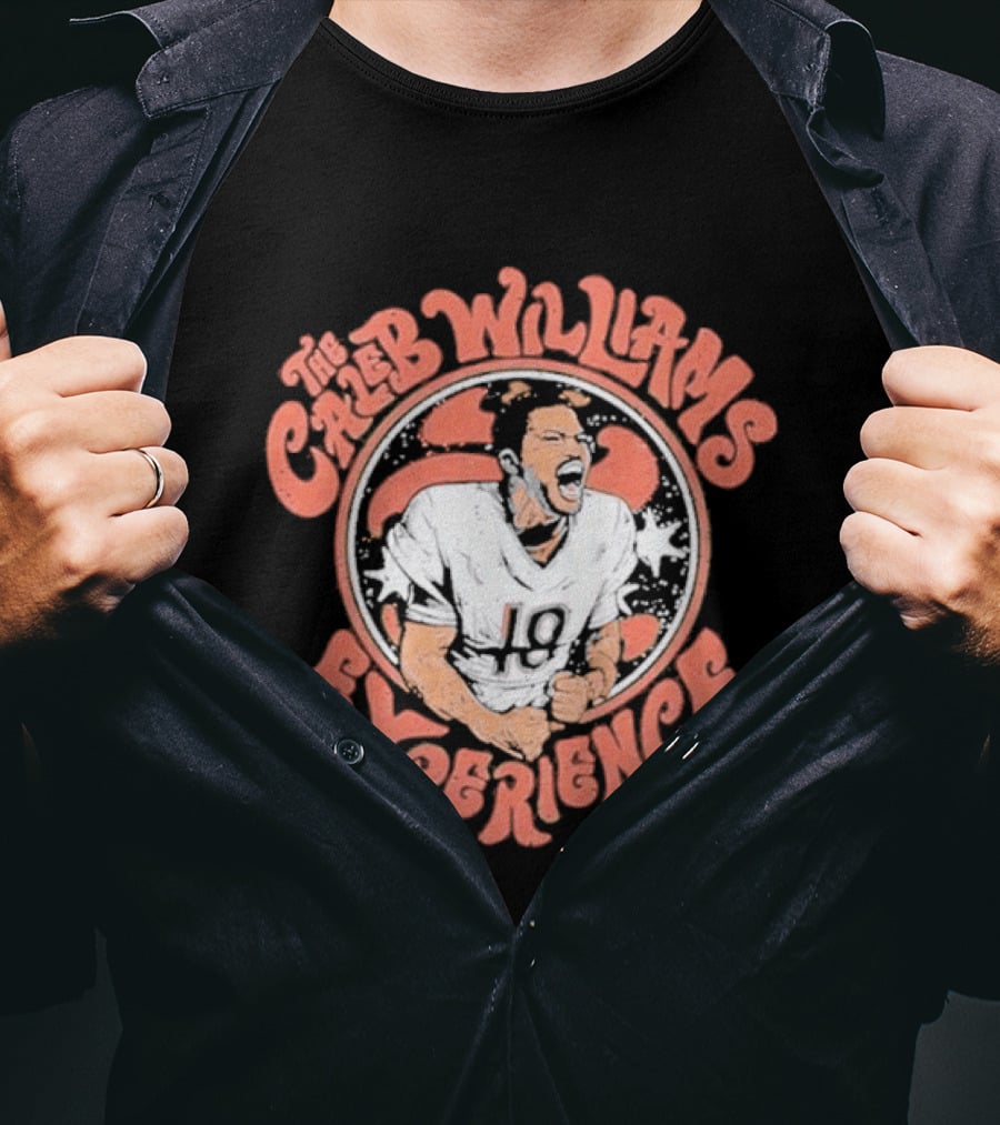 Chicago Bears Caleb Williams Experience NFLPA Football T-Shirt