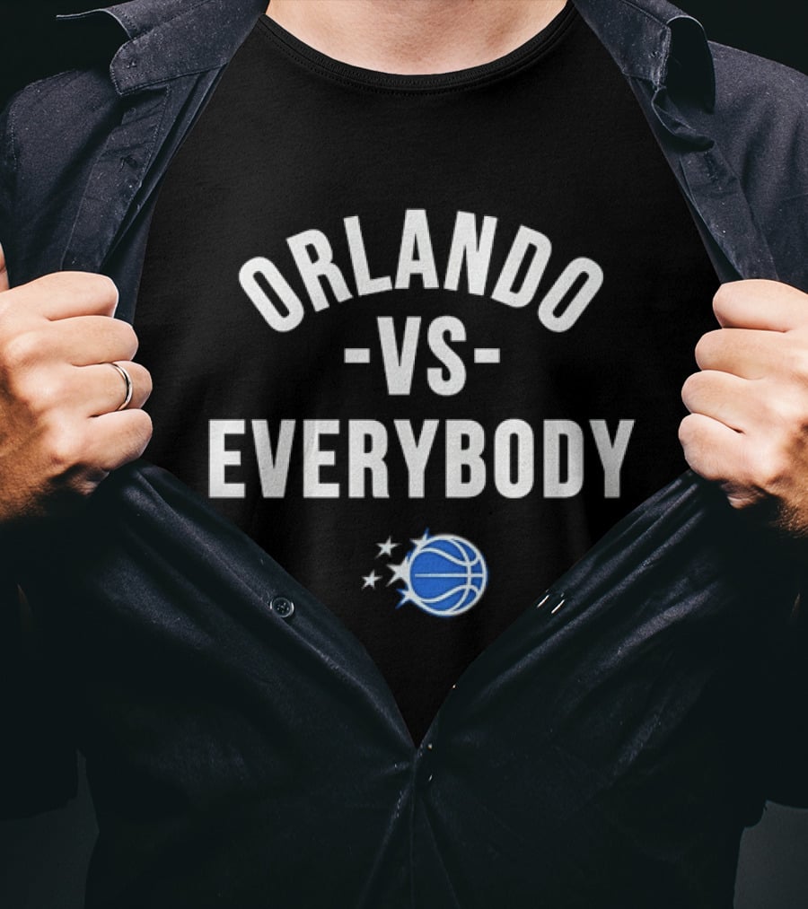 Orlando Magic Basketball Orlando Vs Everybody NBA Team Rivalry T-Shirt