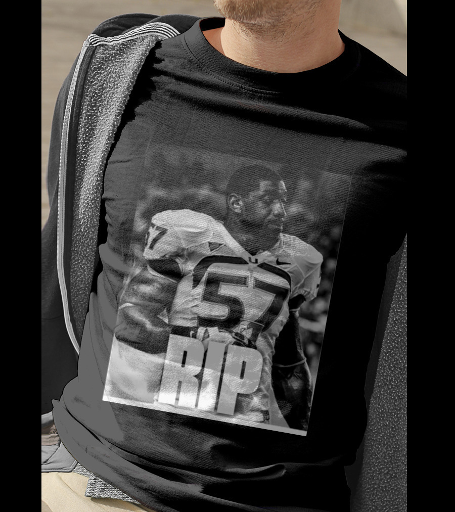R.I.P Allen Bailey 1989 2026 Football Tribute 57 T-Shirt