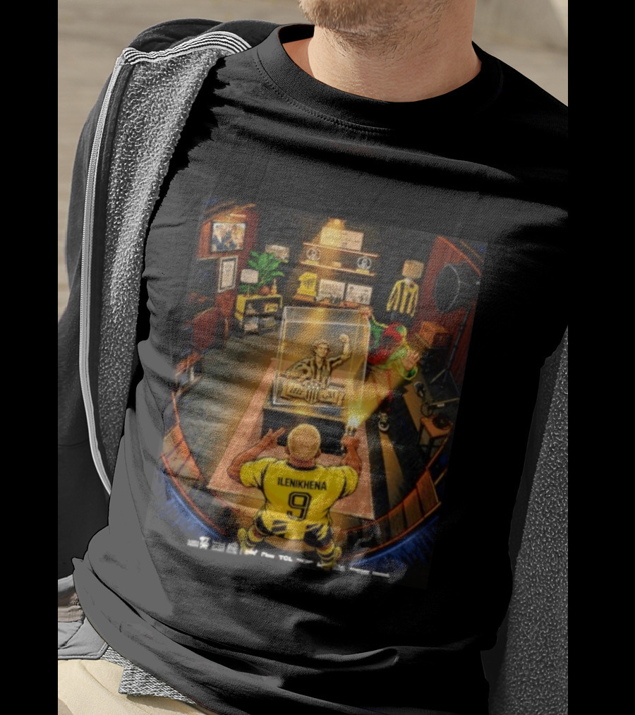 Ilenikhena No 9 Ittihad Club Saudi Pro League Fan Celebration T-Shirt