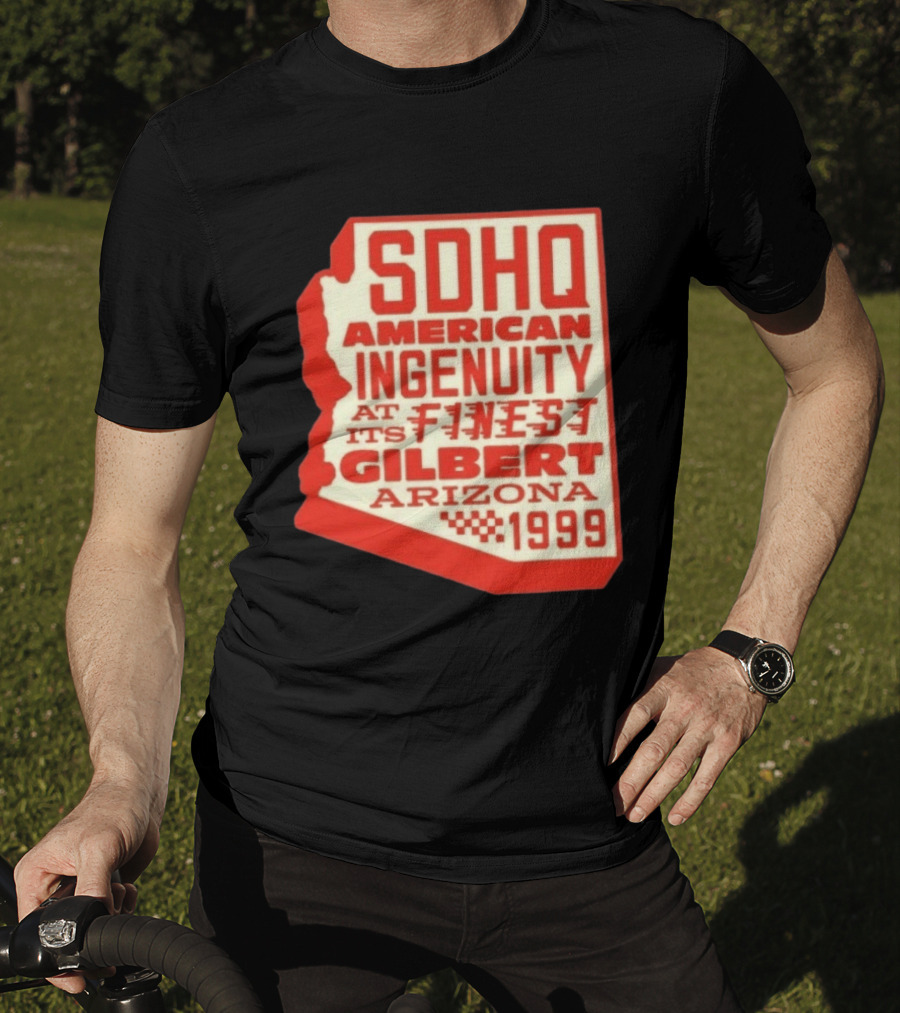 SDHQ American Ingenuity Gilbert Arizona 1999 Racing T-Shirt