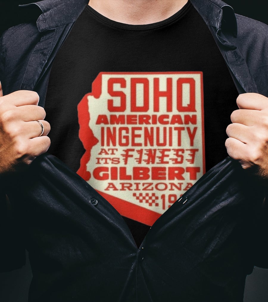 SDHQ American Ingenuity Gilbert Arizona 1999 Racing T-Shirt