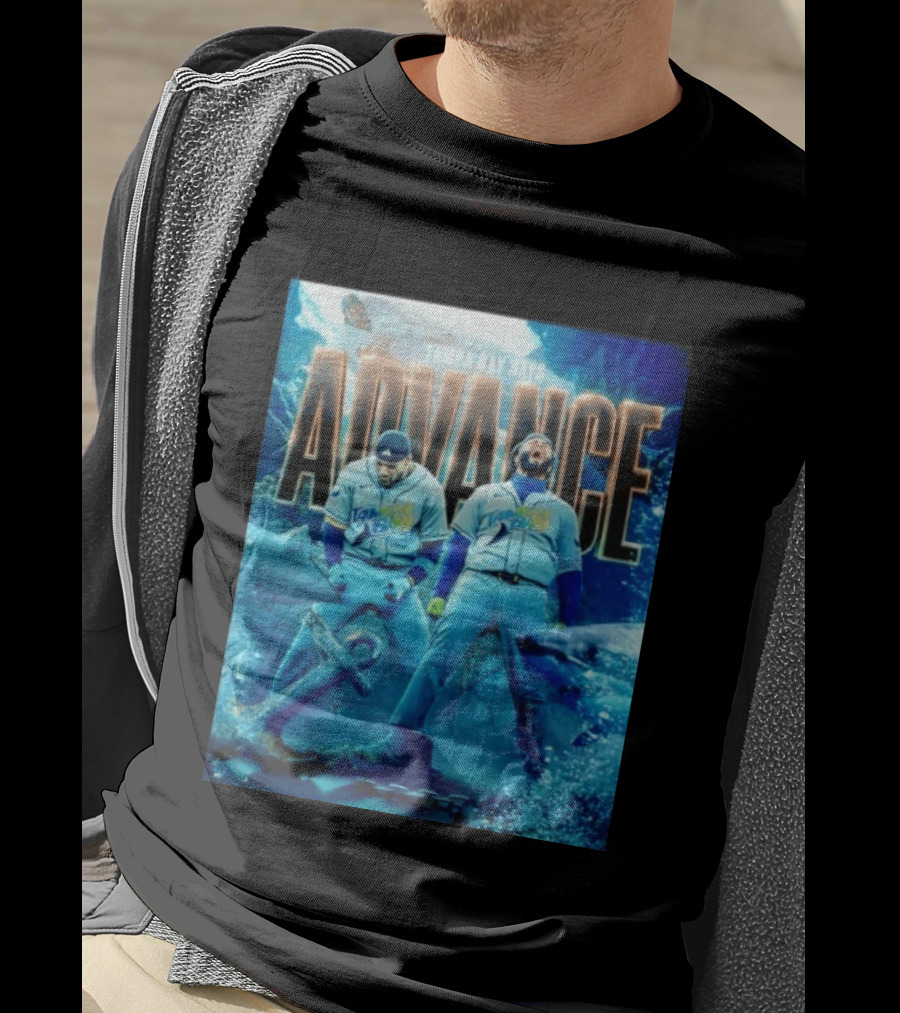 Tampa Bay Rays Advance Team MLB Baseball Victory Celebration Ocean T-Shirt