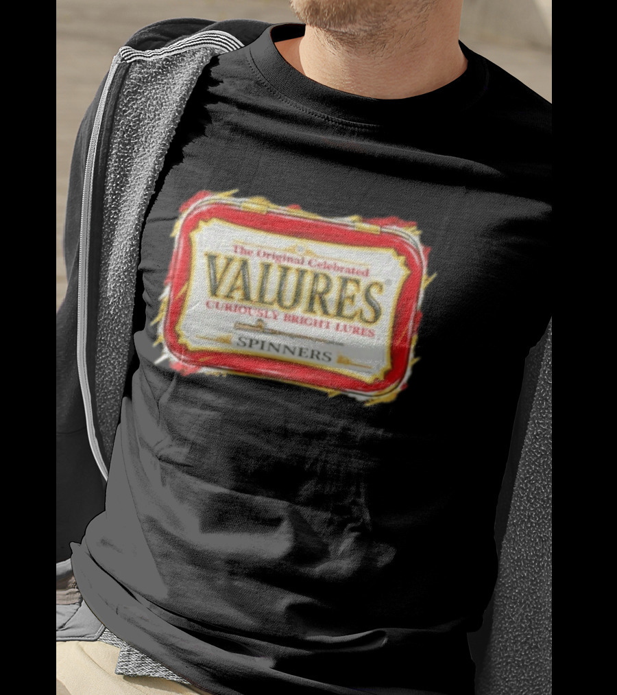 The Original Celebrated Valures Curiously Bright Lures Spinners T-Shirt