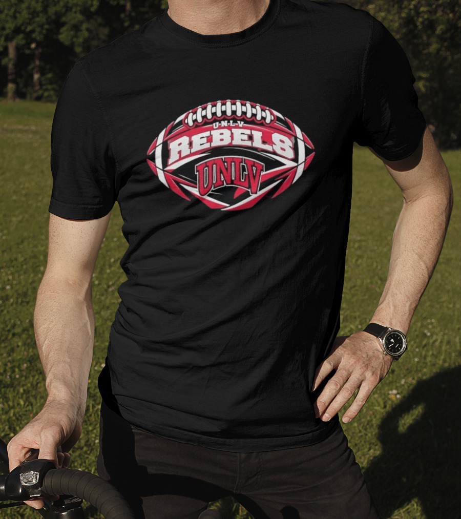 UNLV Rebels NCAA Football Oval UNLV Rebels T-Shirt