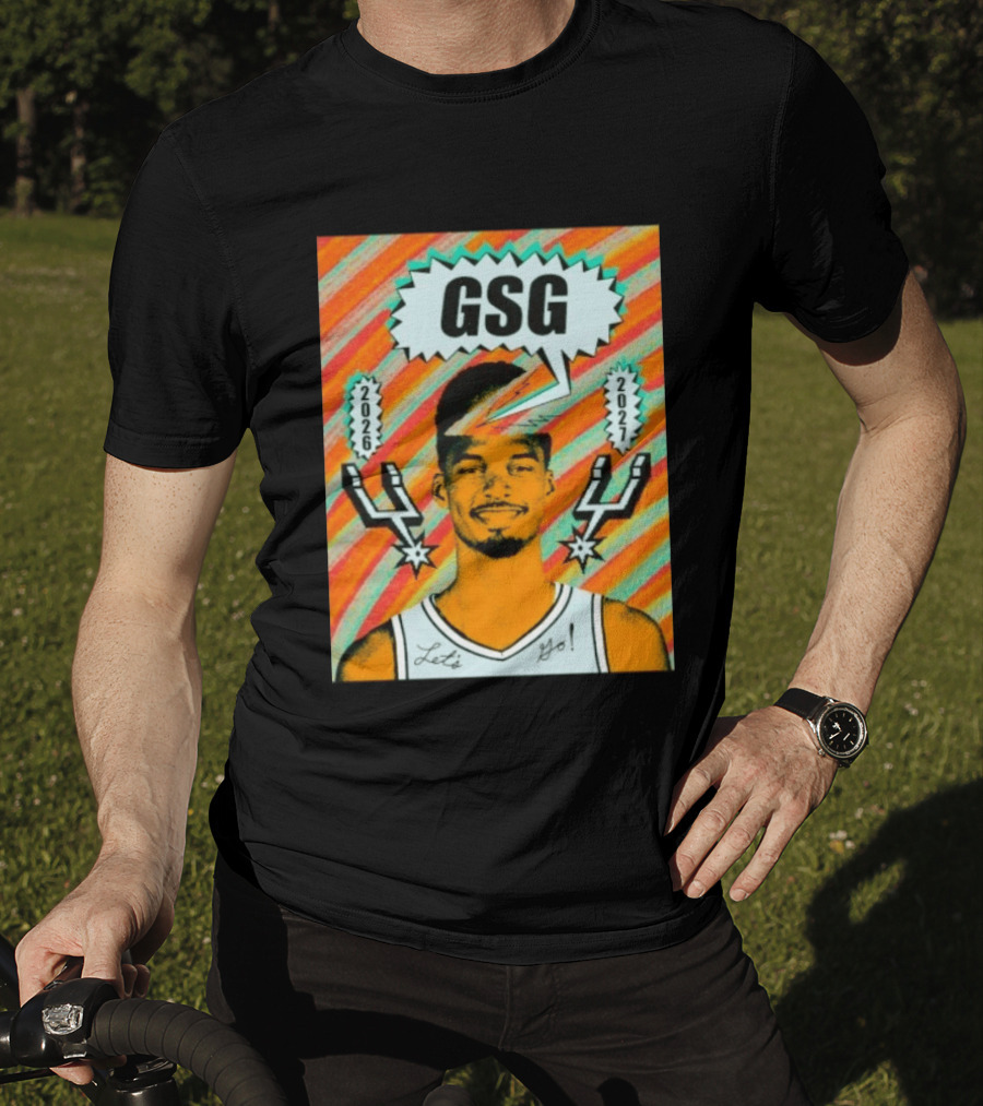 Victor Wembanyama GSG San Antonio Spurs 2026 2027 Let's Go T-Shirt