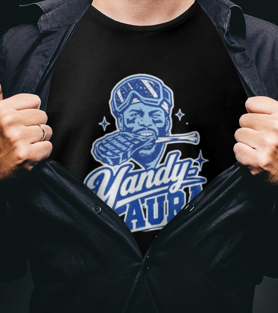Yandy Aura Tampa Bay MLB Baseball T-Shirt