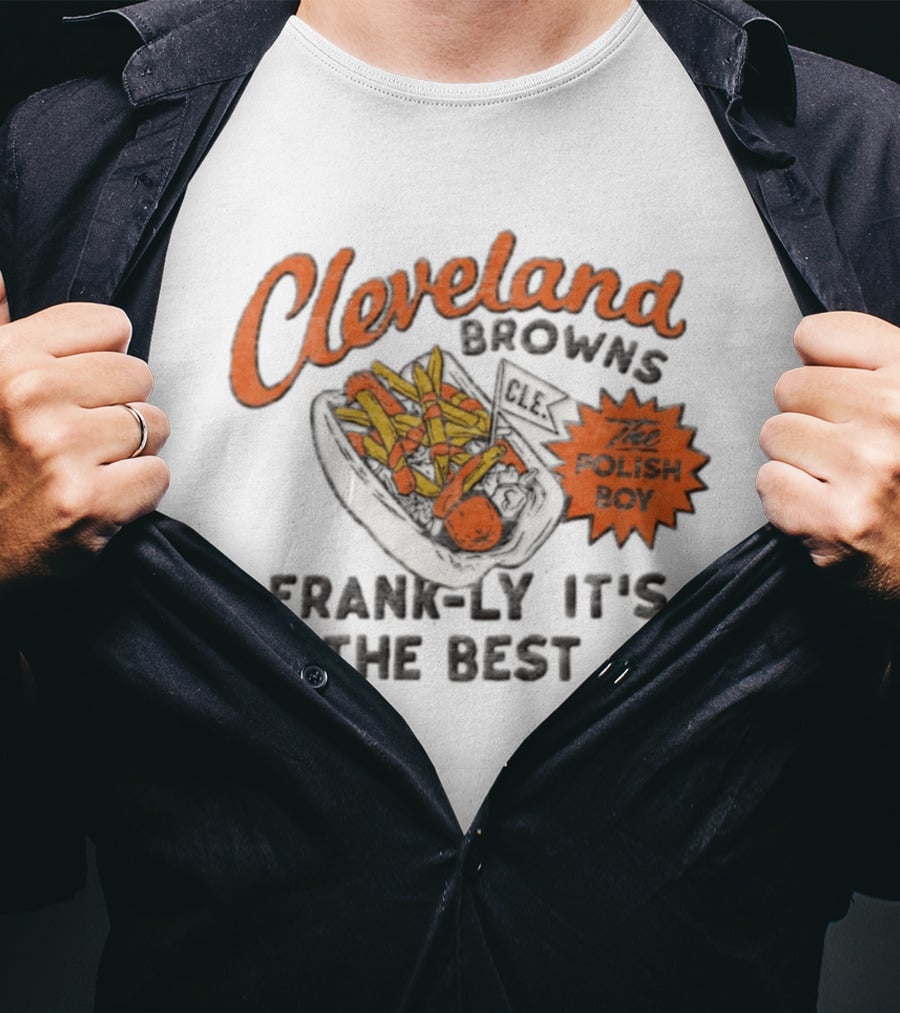 Cleveland Browns Polish Boy Frankly It's The Best CLE Football T-Shirt