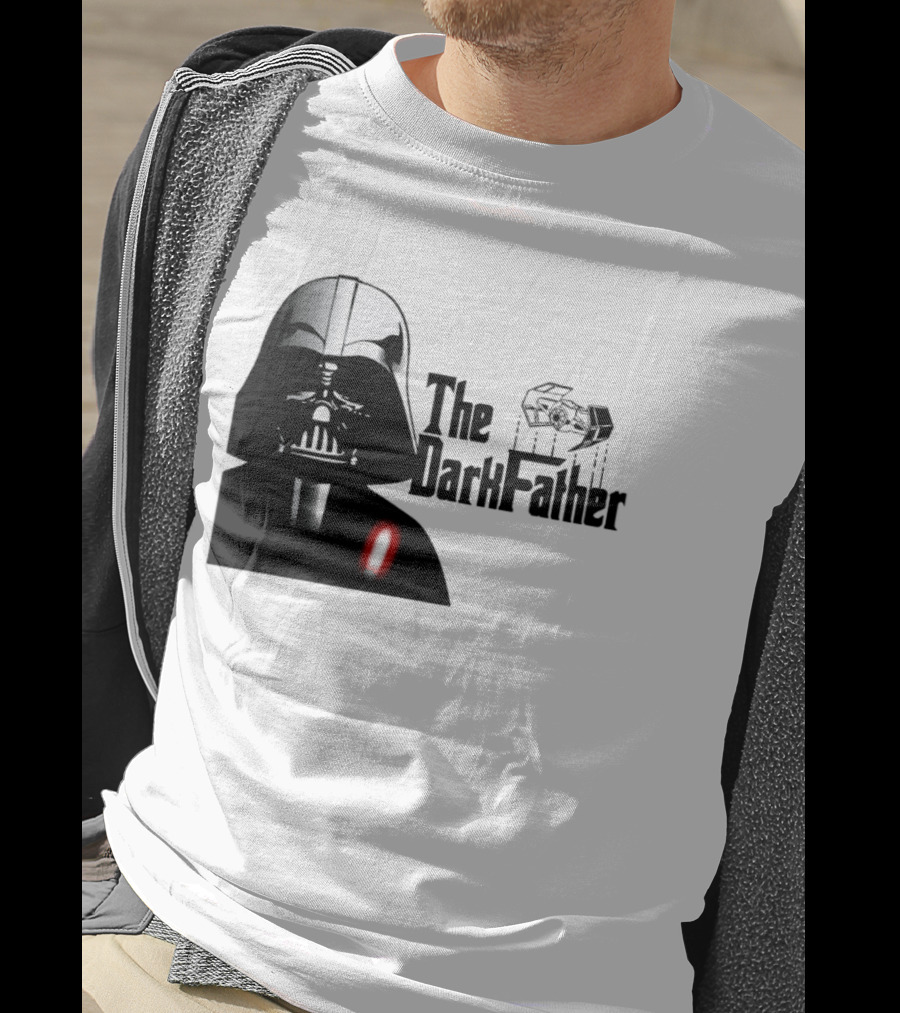 The Darth Father Star Wars Sith Lord And TIE Fighter T-Shirt