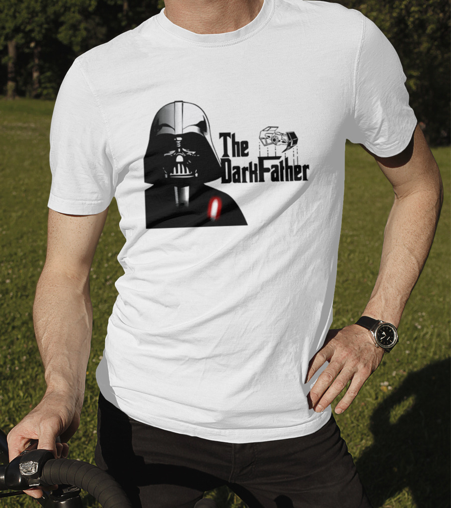 The Darth Father Star Wars Sith Lord And TIE Fighter T-Shirt